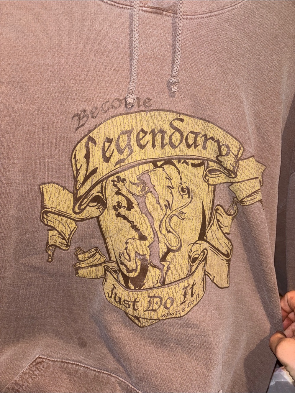 Legendary Graphic Hoodie - Dusty Mauve